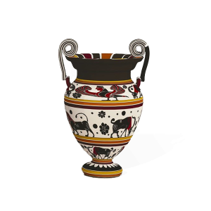 Home egyptian brown vase
